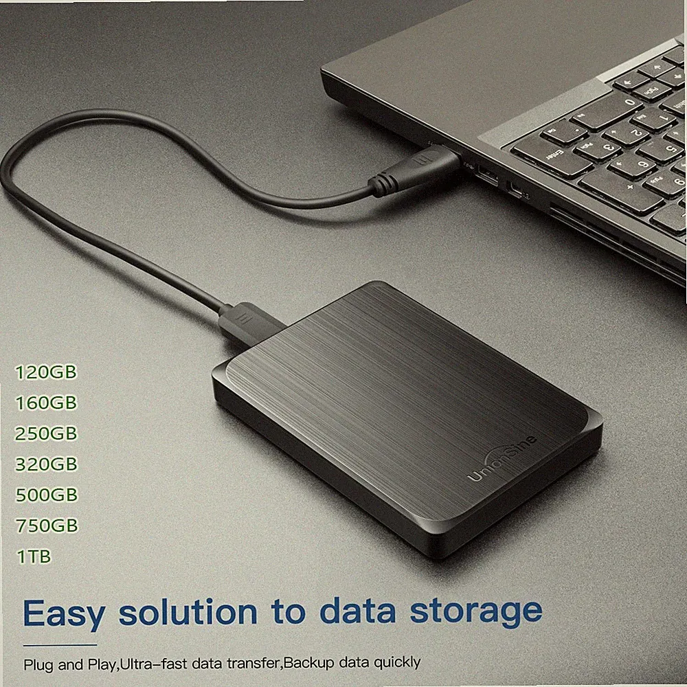 2.5" Slim External 320GB 500GB Hard Drive HDD USB 3.0 Portable for Windows PC PS
