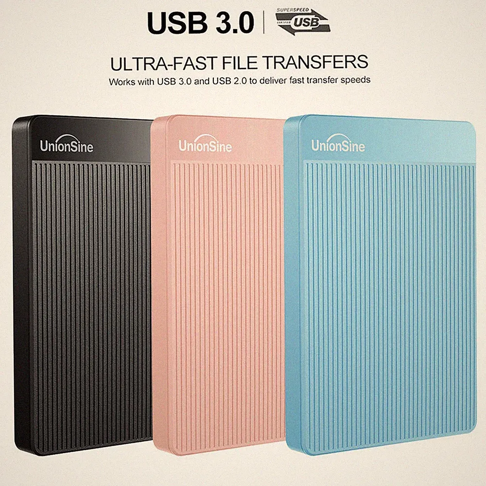 External Game Hard Drive 1TB 2TB Backup Memory HDD USB3.0 For PC Xbox Desktop TV