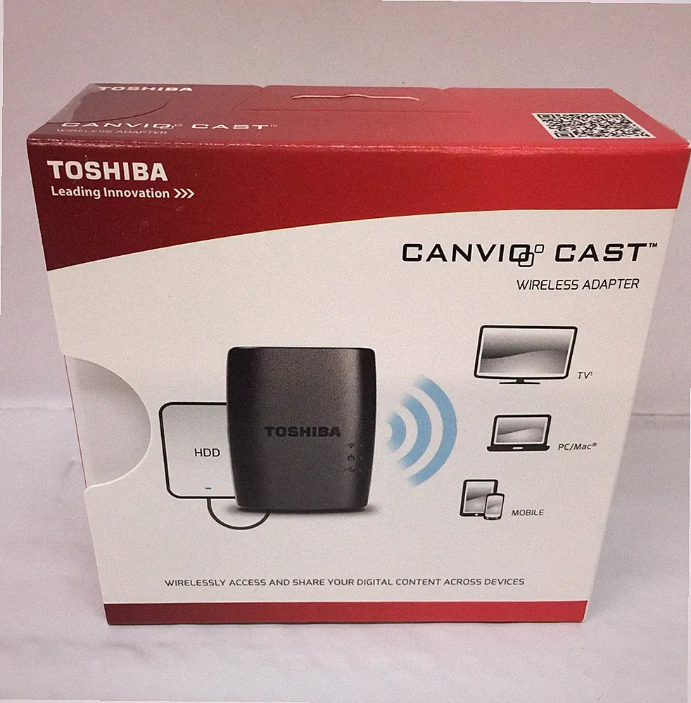 Toshiba Canvio Wireless Adapter For External Hard Drives HDWW100XKWU1 READ READ